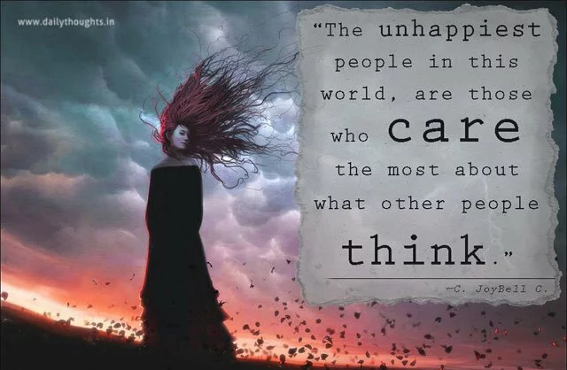 The unhappy people quote