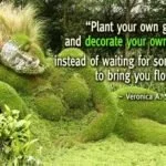 plant your own garden and decorate your own soul quote image