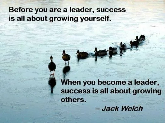 Before you are leader
