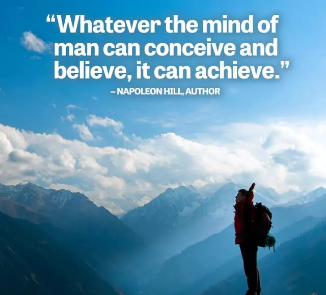Whatever the mind of man can conceive ….