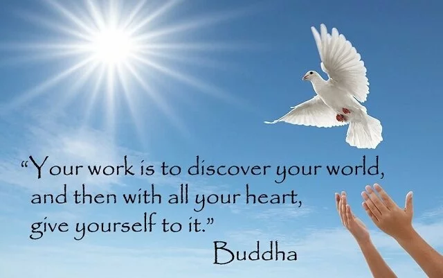 Your work is to discover your world..
