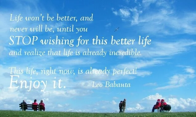 Life won’t be better, and never will be ….