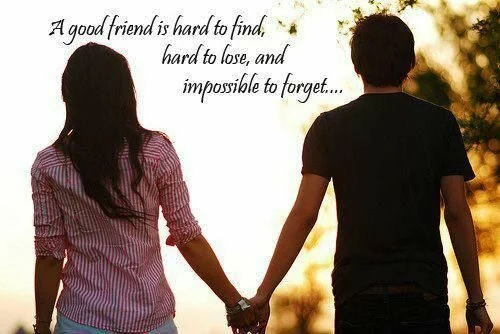 A good friend is hard to find …