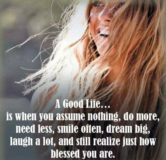 Good life quote