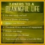 7 paths to a meaningul life