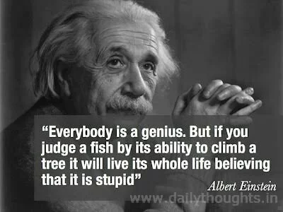 Everybody Genius Albert Einstein Quote