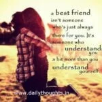 A best friend is n't just someone..