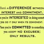 Difference between commitment and interest