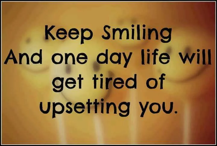 Keep Smiling quote