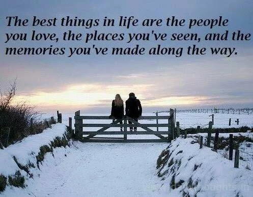 Best things in life quote