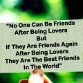No One Can Be Friends After Being Lovers
