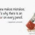 Dailythought - Every one makes mistakes quote
