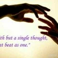 Two souls with but a single thought