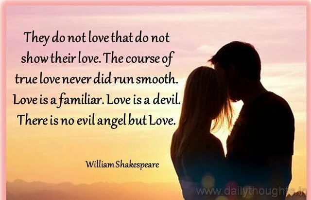 A beautiful thought on true love with beautiful couple image