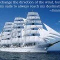 Dailythoughts - I can't change the direction of the wind