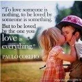 To love someone is nothing