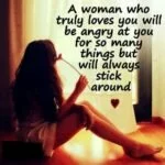 A woman who truly loves you quote
