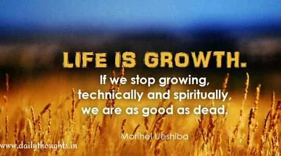 Life is growth