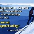 Inspiration quote people of accomplishment leonardo da vinci