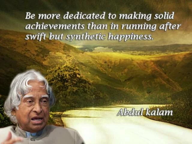 abdul kalam quote on happiness