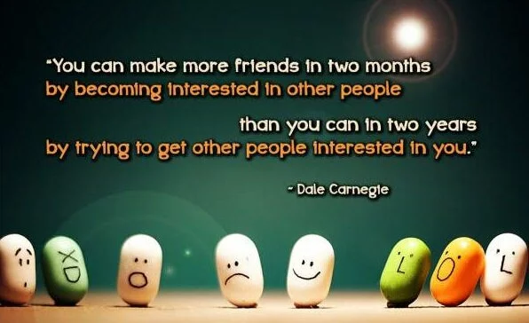 You can make more friends in two months Dale Carnegie Quote Image