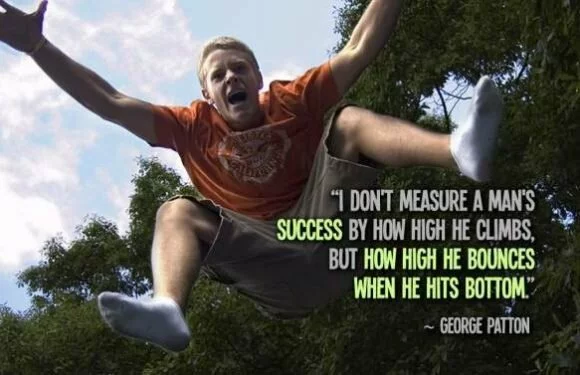 I don’t measure a man’s success by how high he climbs
