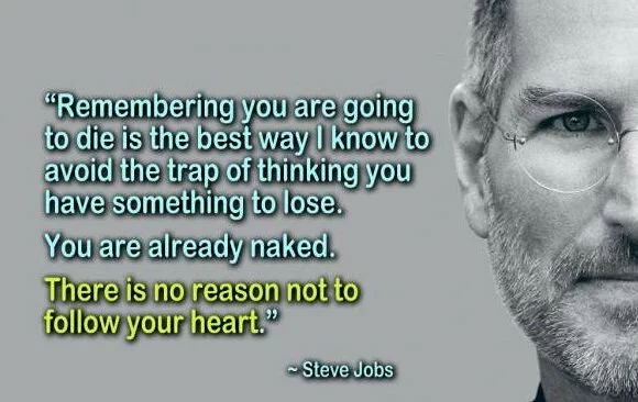Remembering that you are going to die is the best way…