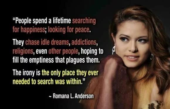 People spend a lifetime searching for happiness