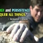 Energy and persistence conquer all things