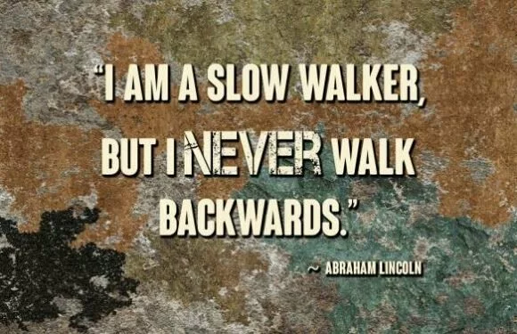 I’m a slow walker