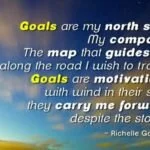 Goals are my north star Richelle E. Goodrich image