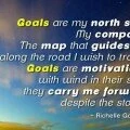 Goals are my north star Richelle E. Goodrich image