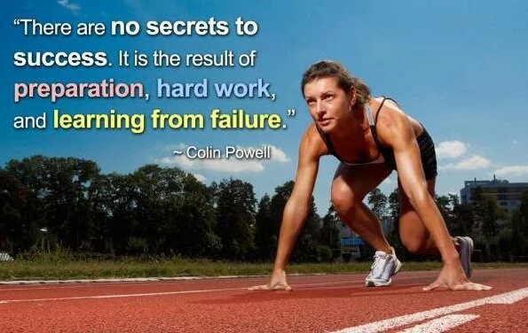 There are no secrets to success Colin Powell Quote Image